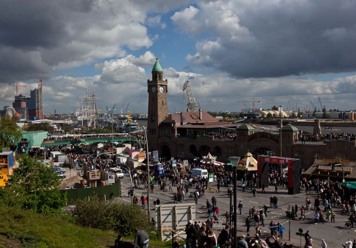 Hafengeburtstag - holiday in Hamburg port