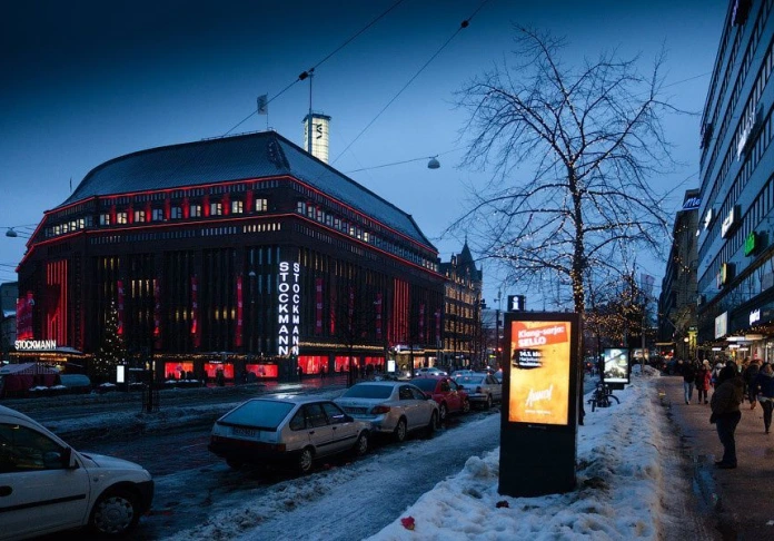 Helsinki. It neighbors the new year.