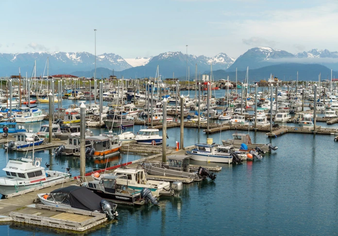 Tour of the USA. Summer in Alaska. Kenai and Seward
