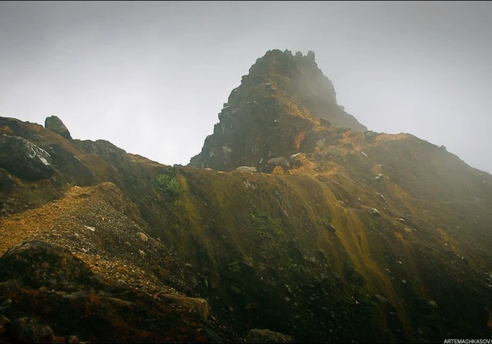 North Sumatra. Climb the volcano Sibayak.
